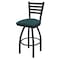Holland Bar Stool Co 25" Swivel Counter Stool, Black Wrinkle, Graph Tidal Seat 41025BW022 - alternate 1